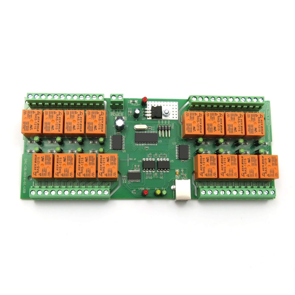 USB relay board used as an example for remote reset and GPIO control